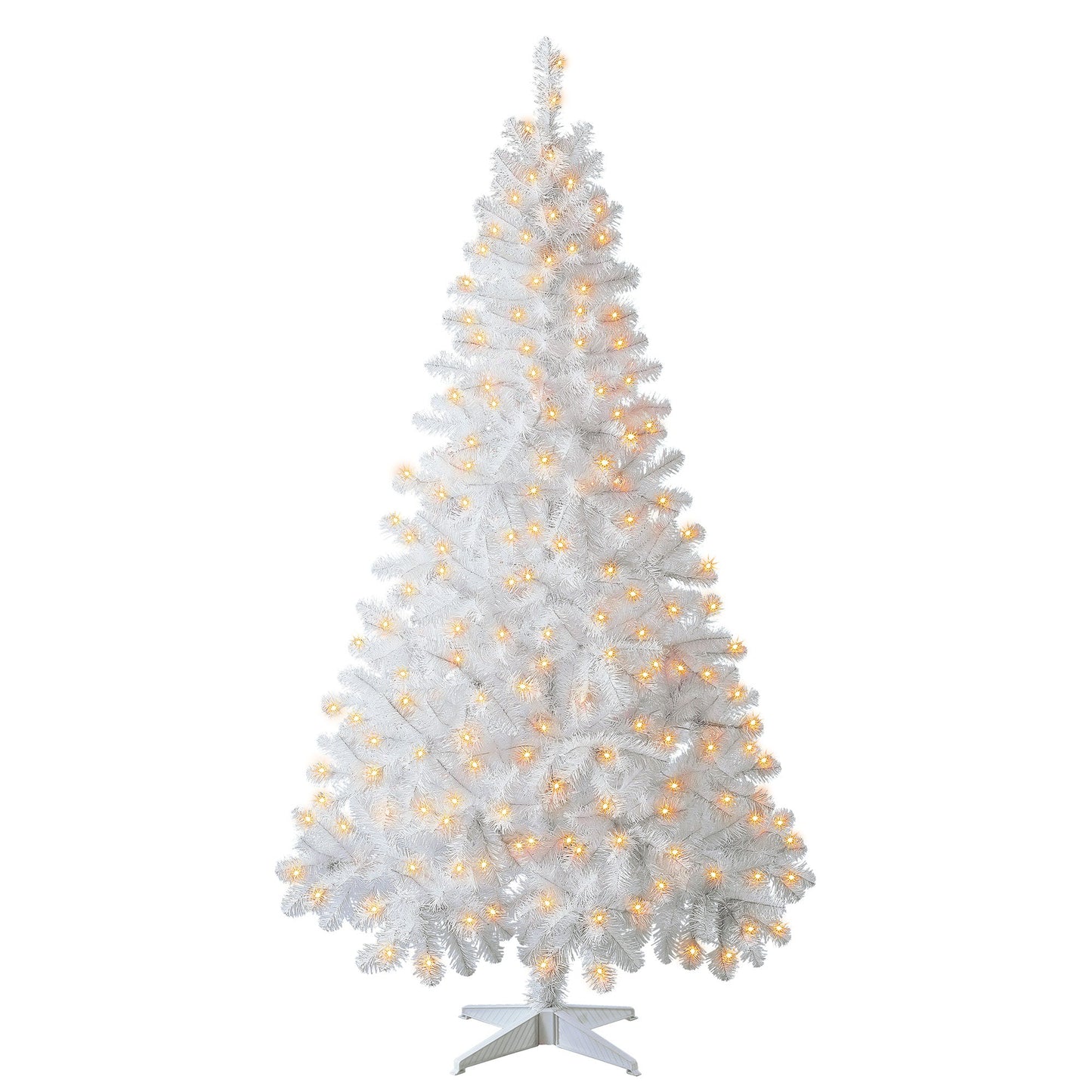 Christmas Time Prelit 300 Incandescent Lights, Madison Pine Artificial Christmas Tree, 6.5'