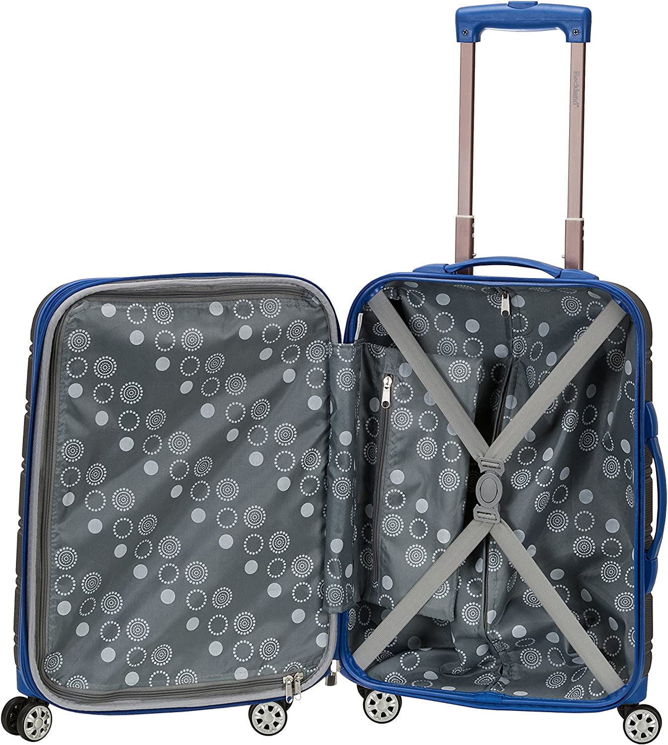 Hardside Expandable Spinner Wheel Luggage, Grey, Carry-On 20-Inch