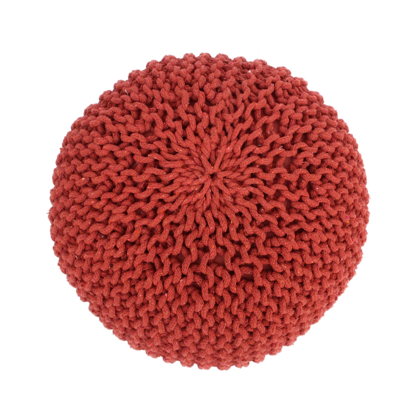 Indoor Bohemian Handcrafted Modern Cotton Ottoman Pouf