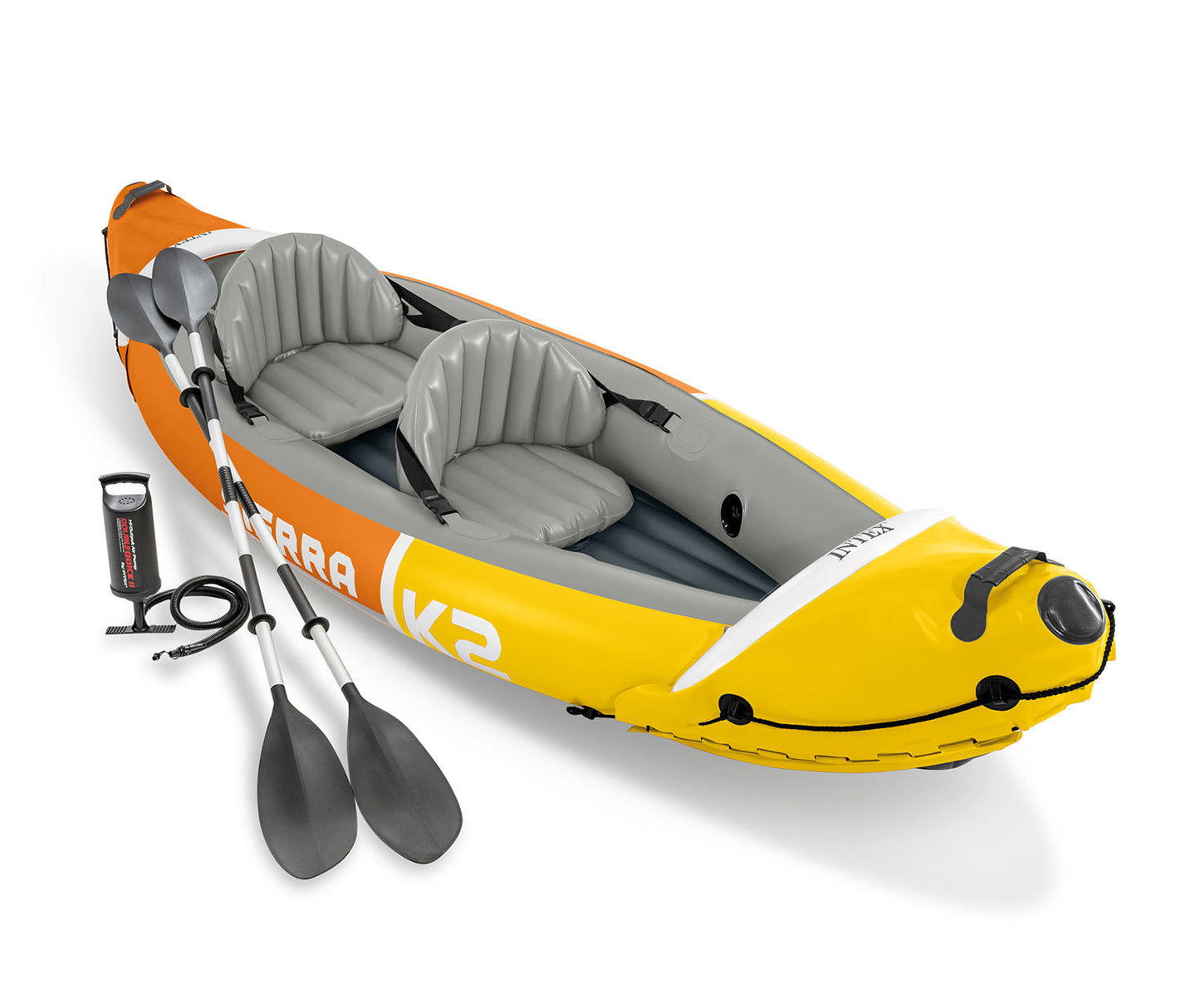 Sierra K2 Inflatable Kayak with Oars and Hand Pump