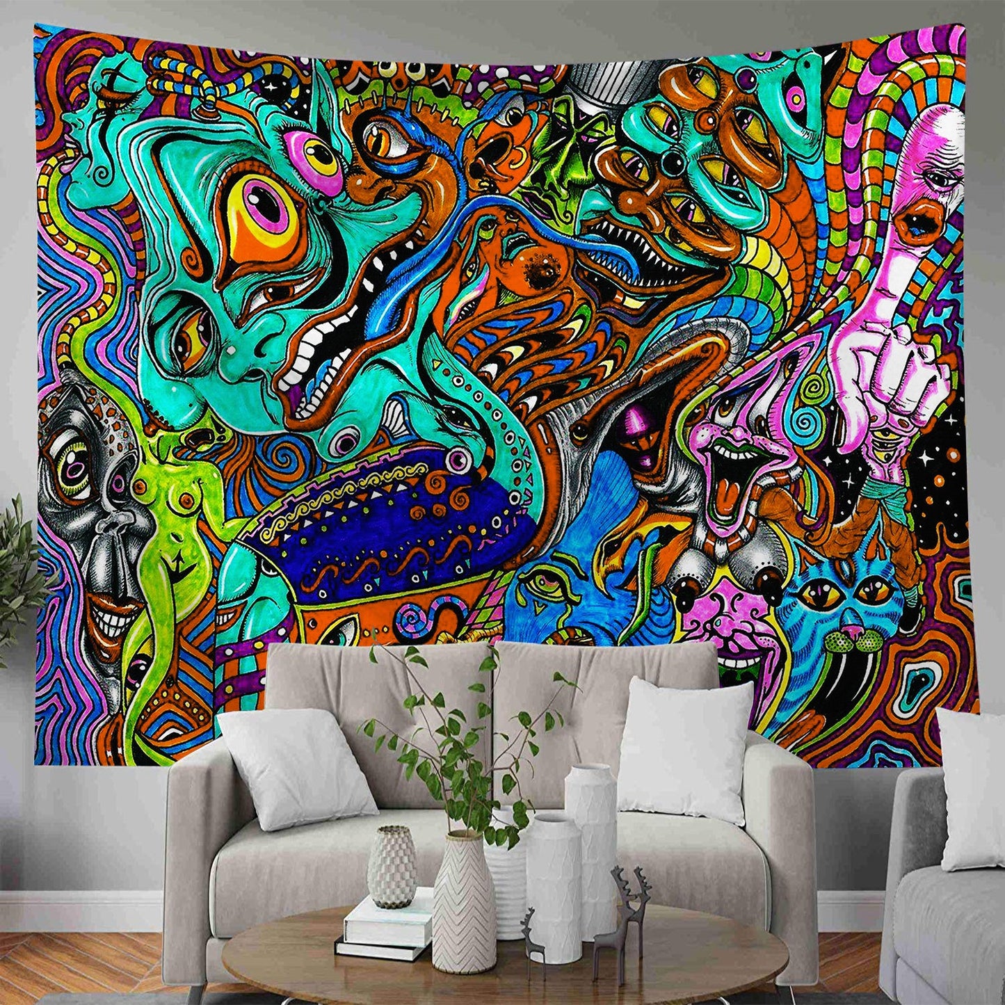 Arabesque Wall Hanging Tapestry 150*130CM