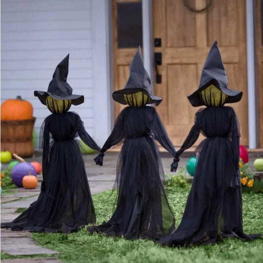 Witches Light-Up Holding Hands for Halloween Decoration