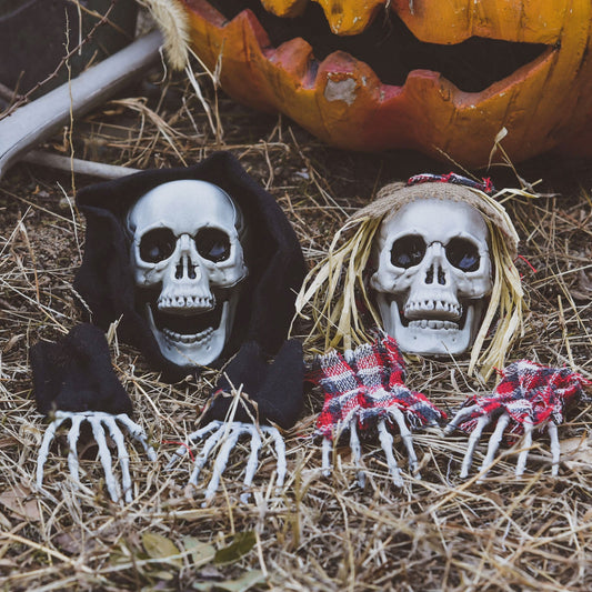 6 Pcs Halloween Skeleton Stakes Outdoor Decorations