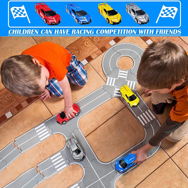 Transforming Toys Cars, Robot Cars Toys for Kids Boys Girls Blue