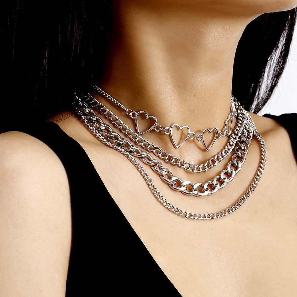 6 PCs Chain Necklace  for Women