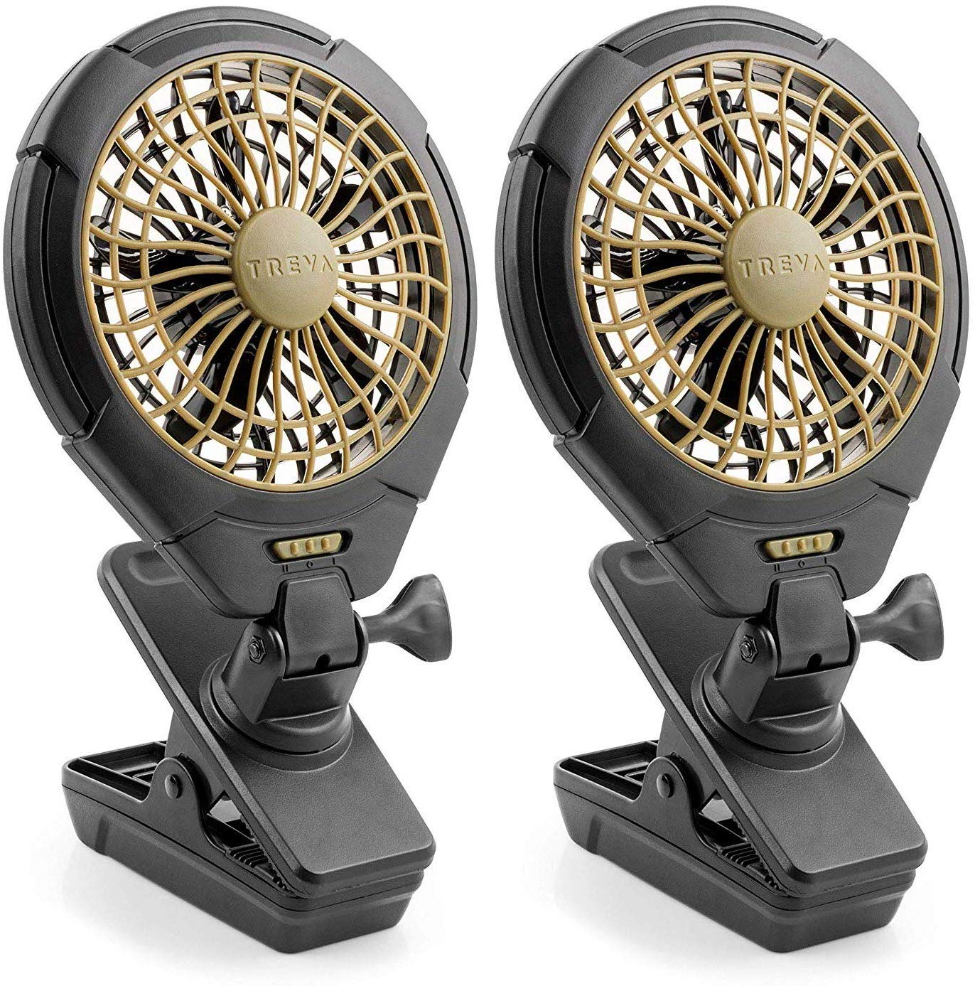 5 inch Battery Operated Clip Fan w/ Multi-directional Rotating Head