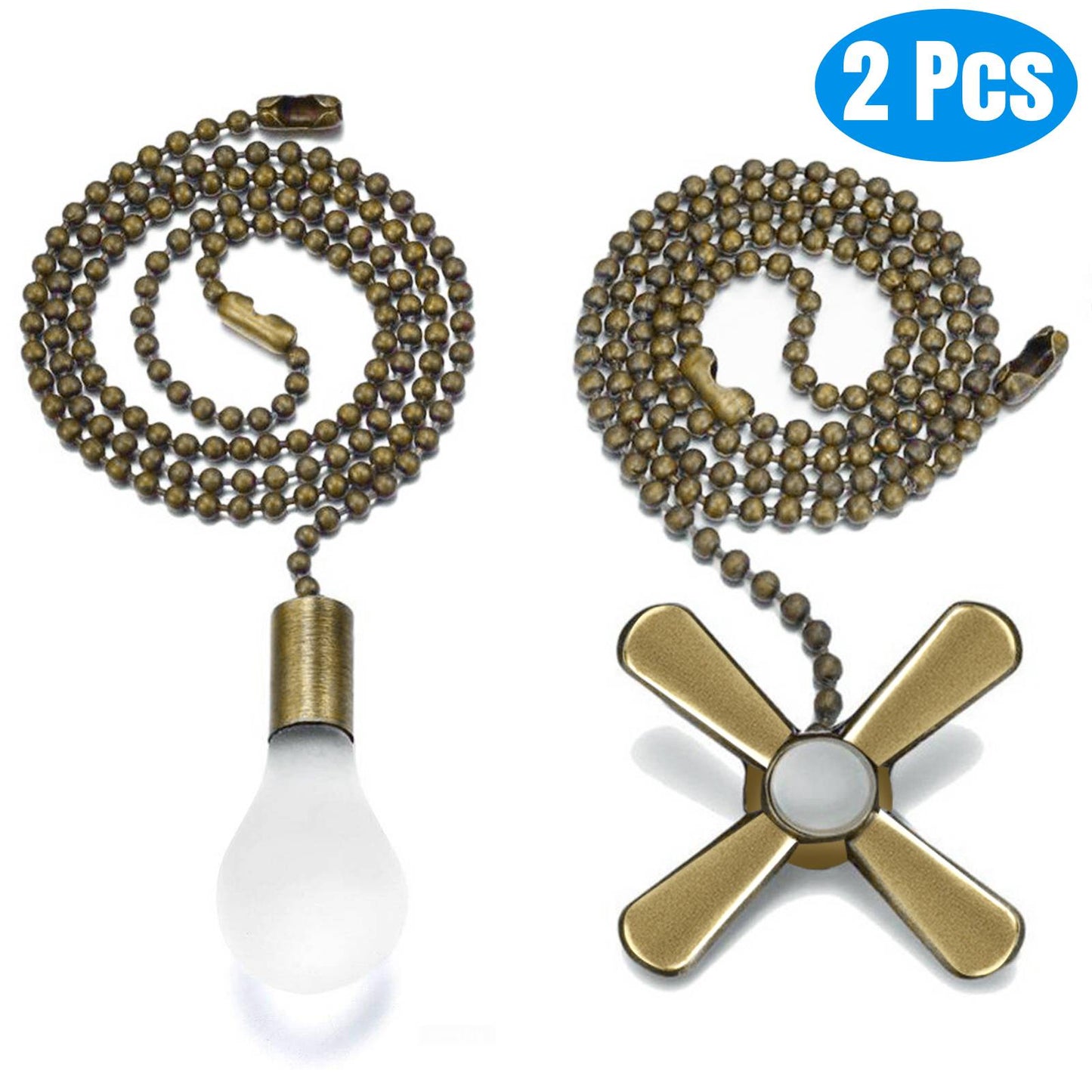 20FT Ceiling Fan Pull Chain Beaded Extension Set