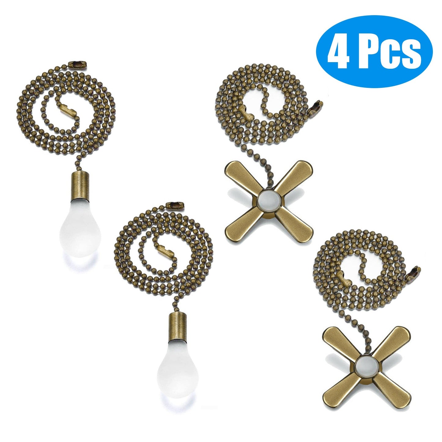 20FT Ceiling Fan Pull Chain Beaded Extension Set