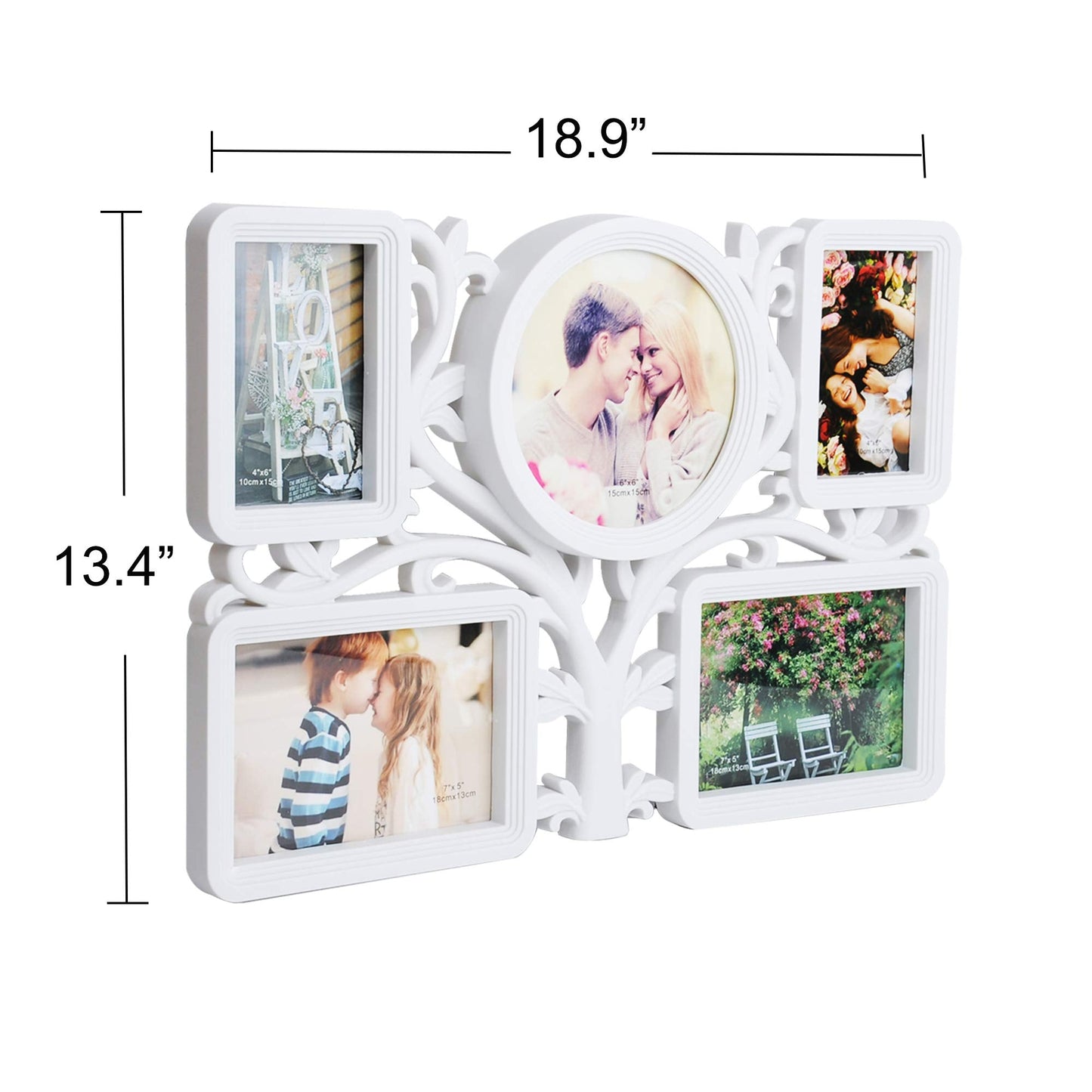 Wall Mounted Frames, White for Home Decoration