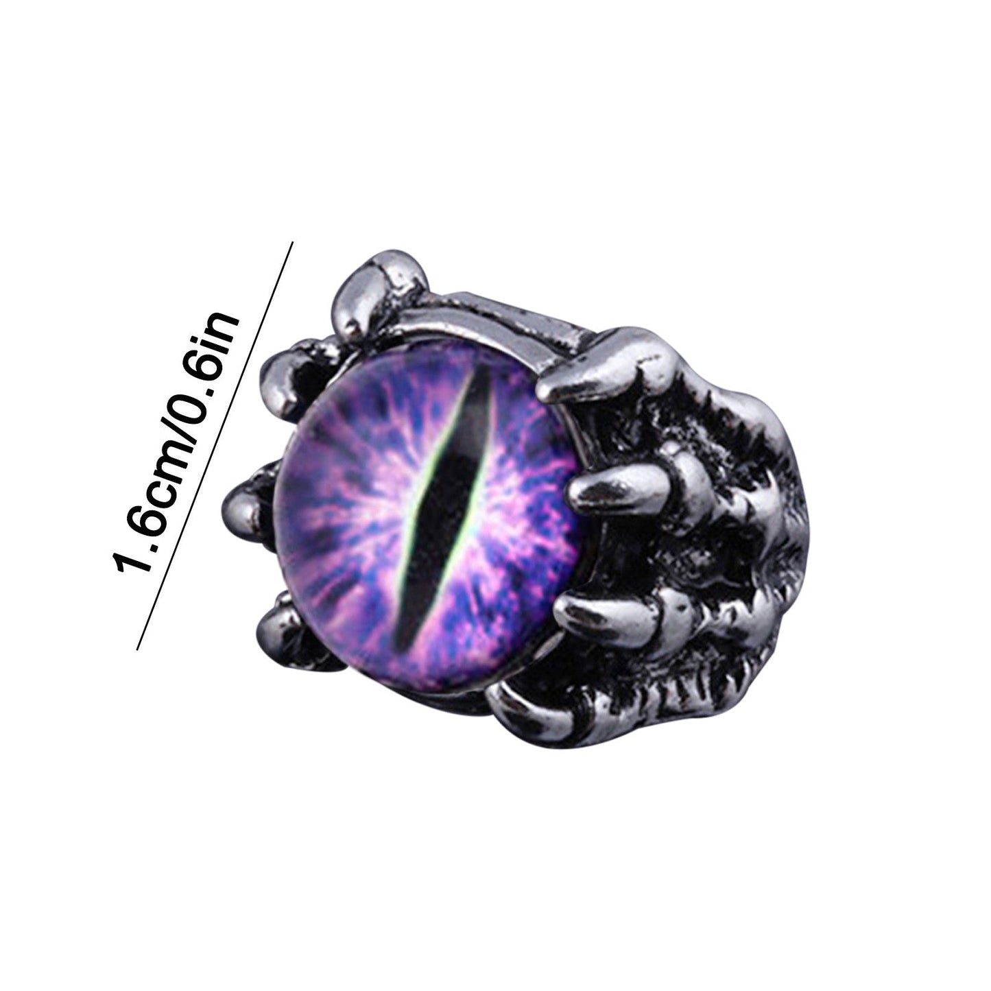 Stainless Steel Punk Devil Skull Ring for Men/Women