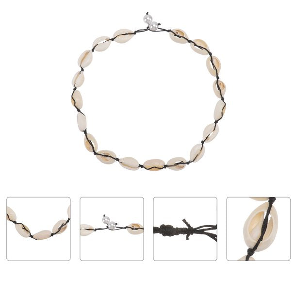 1Set Creative Summer Shell Bangle Necklace Handmade for Women