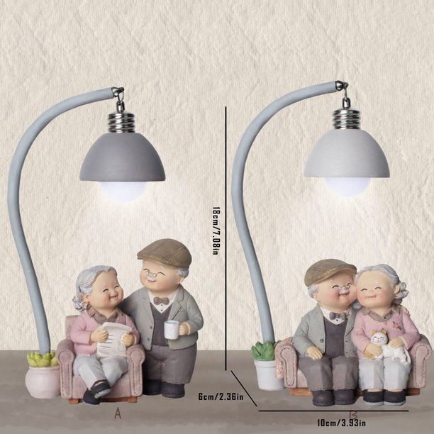 Valentine's Day Gift Sweetheart Lovers Stay Together  Tabletop Lamp Decoration