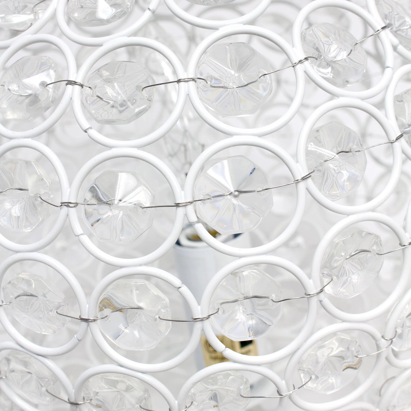 Elegant Designs Elipse 8 Inch Crystal Ball Sequin Table Lamp