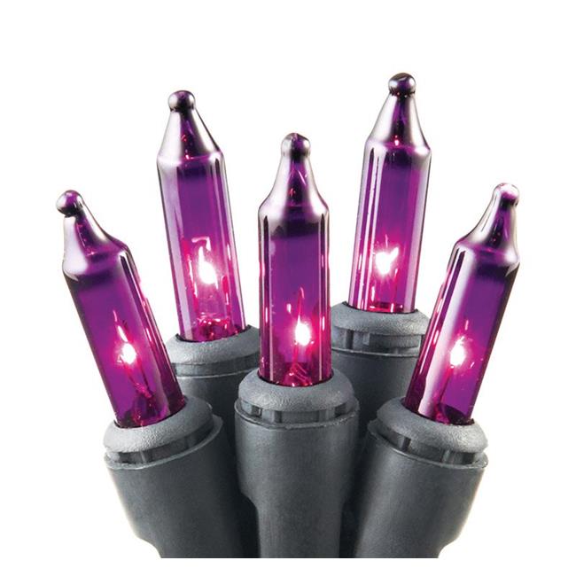 21.8 ft. Halloween Decoration Purple Light Set