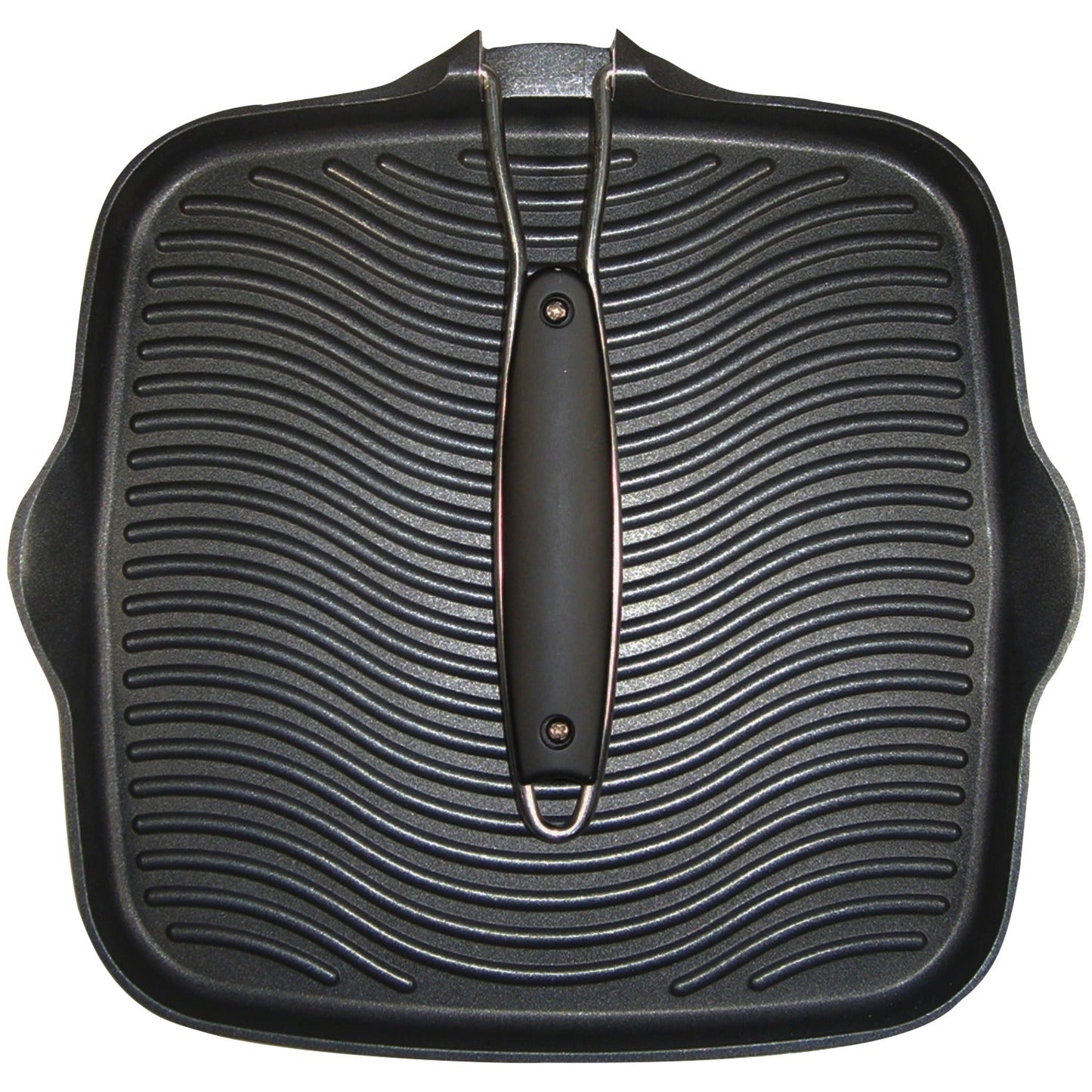Grill Pan, 10"x10", with Foldable Handle
