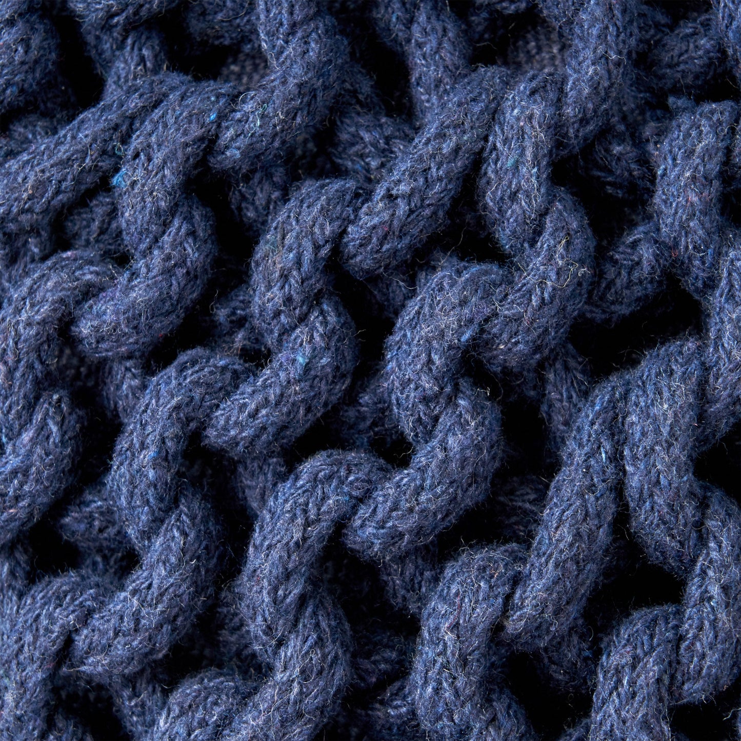 Indoor Bohemian Handcrafted Modern Cotton Ottoman Pouf