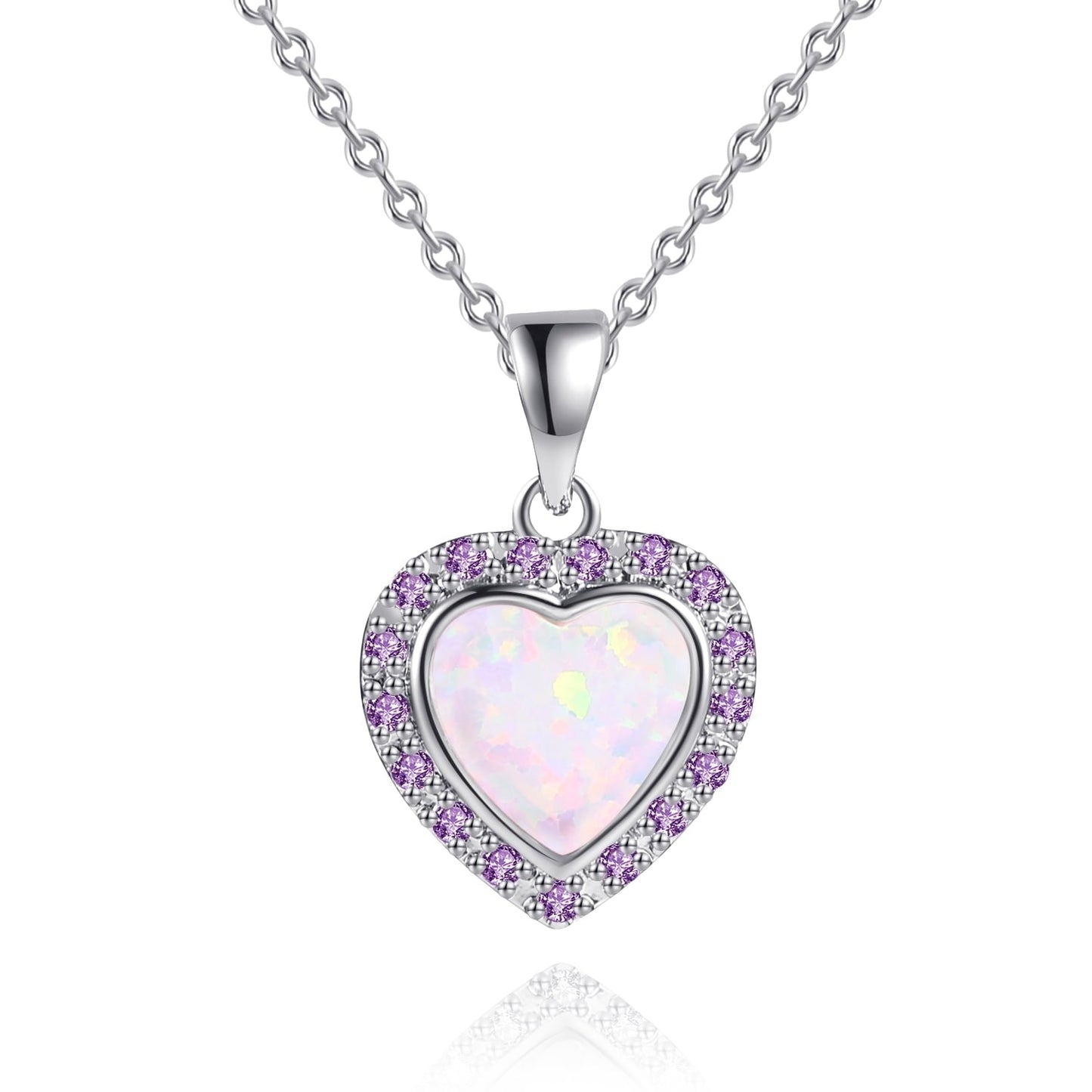 3 Carat Heart Necklace for Women