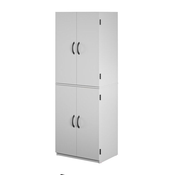 4-Door 5' Storage Cabinet, Dove Gray