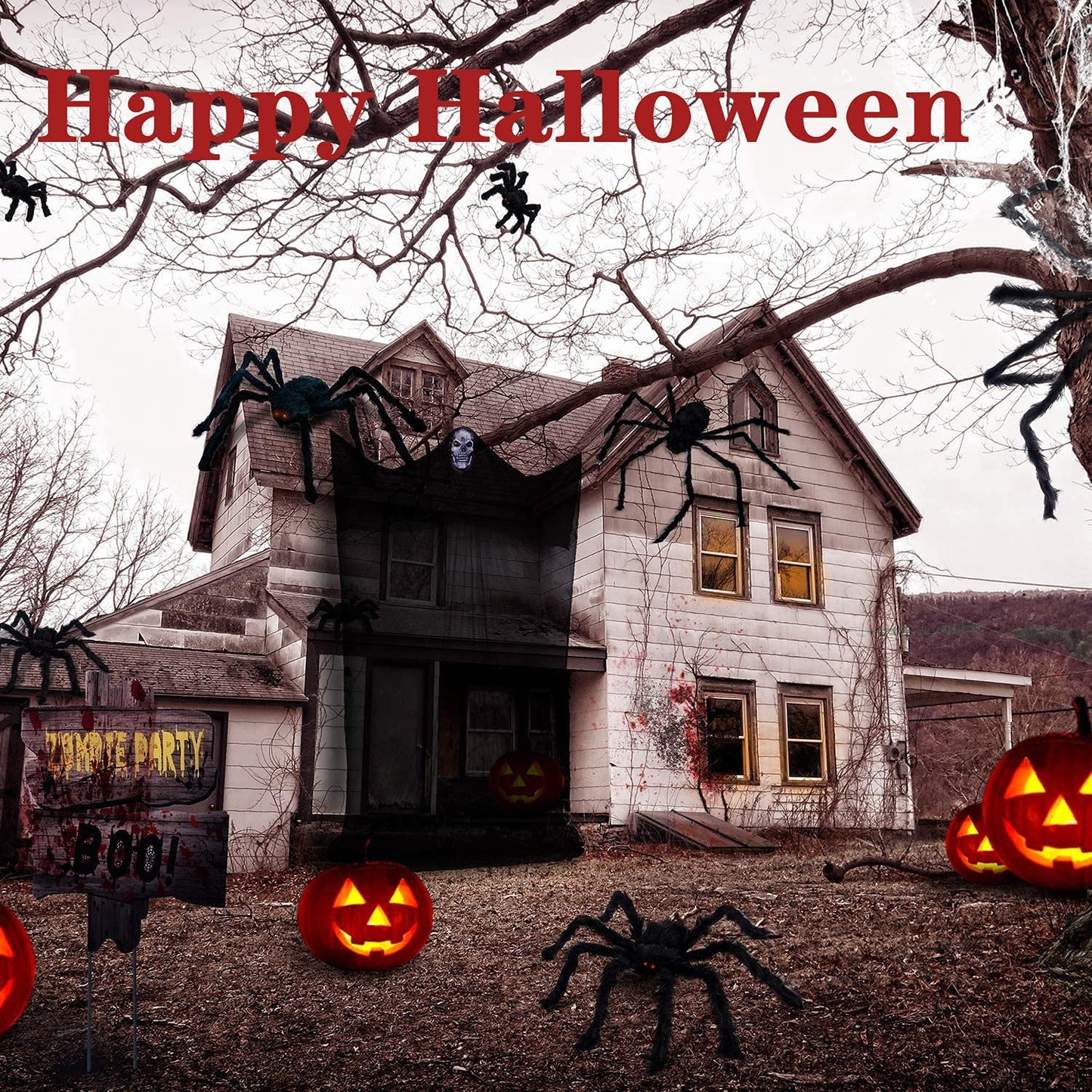 Halloween 11 ft Scary Ghost Hanging Decoration