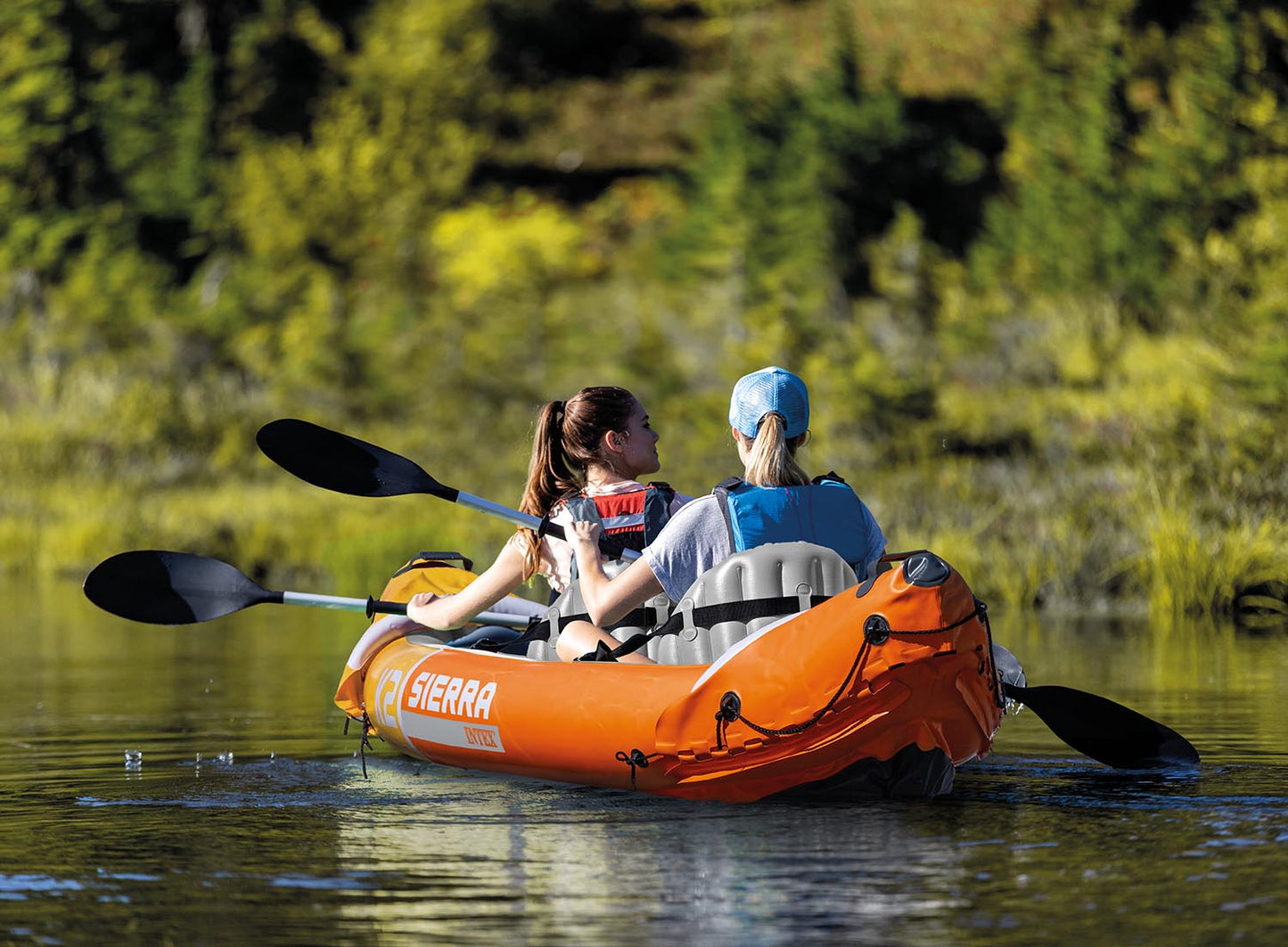 Sierra K2 Inflatable Kayak with Oars and Hand Pump