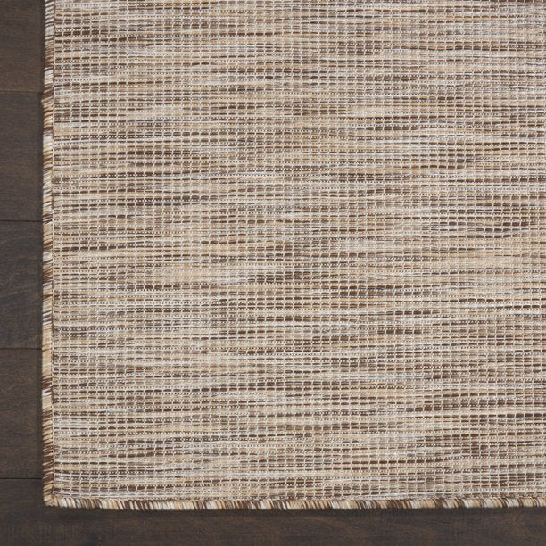 Indoor/Outdoor Modern Solid Beige 3' x 5' Area Rug