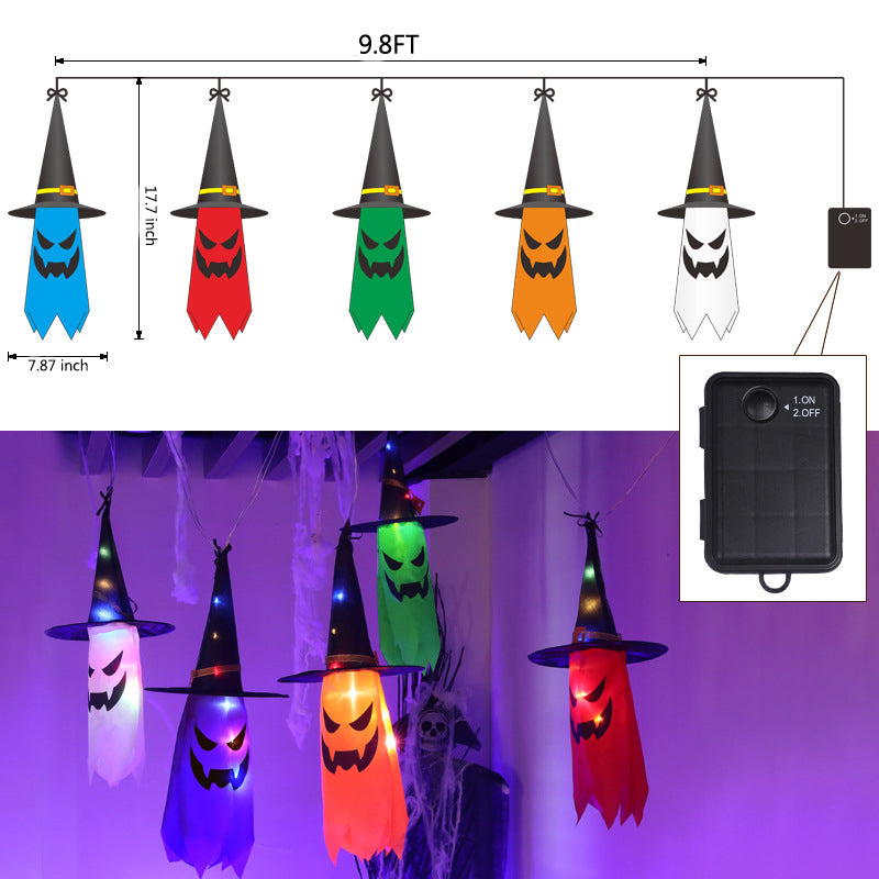 Pumpkin/Ghost String Lights  Halloween Decorations