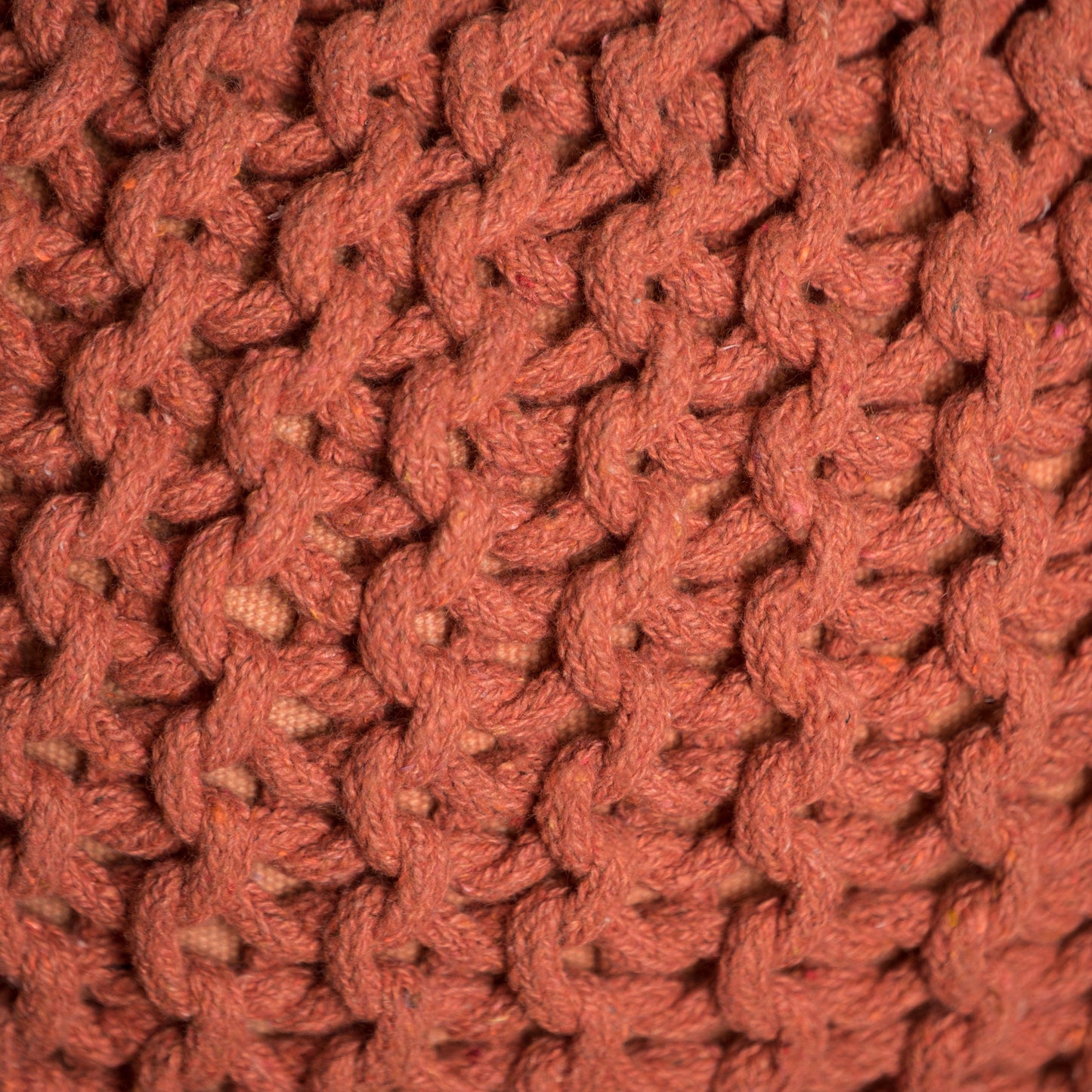 Indoor Bohemian Handcrafted Modern Cotton Ottoman Pouf