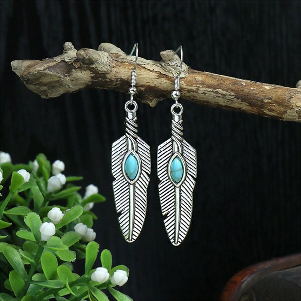 14 Pairs Bohemian Hollow Earrings Retro Dangle Earrings Boho Hoop Earrings Set for Women Girls