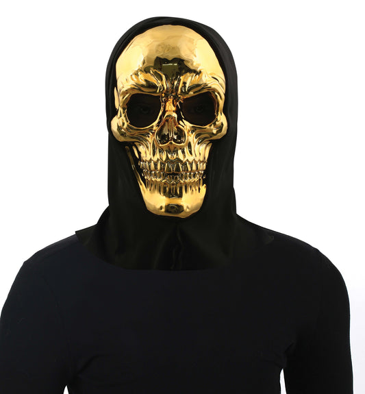 Gold Polypropylene Halloween Mask