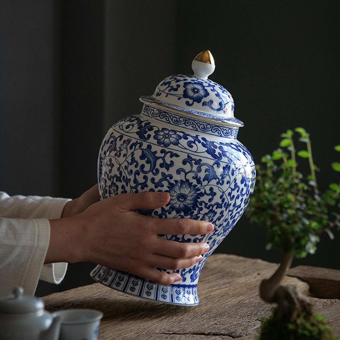 Decorative Porcelain Jar for Home Decoration
