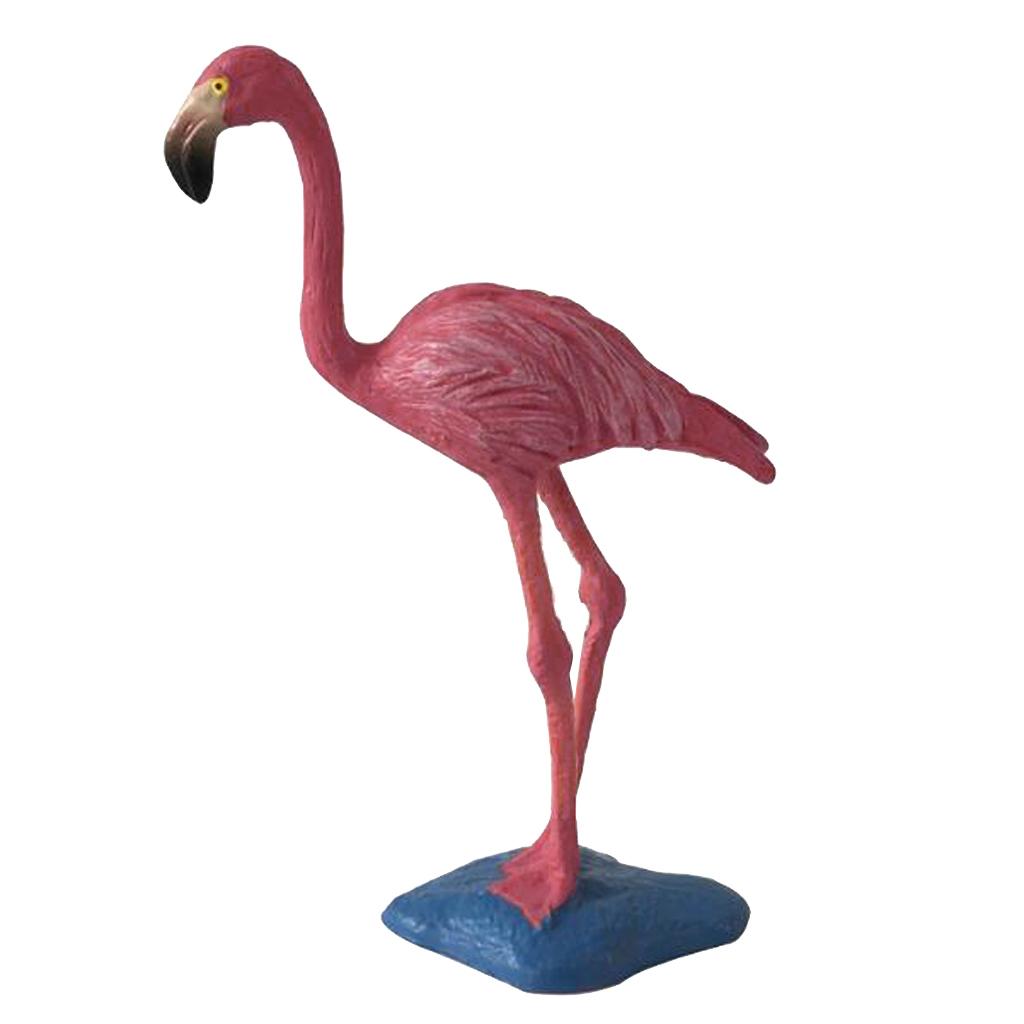 Set of 2 Lovely Garden Pink Flamingo Statue