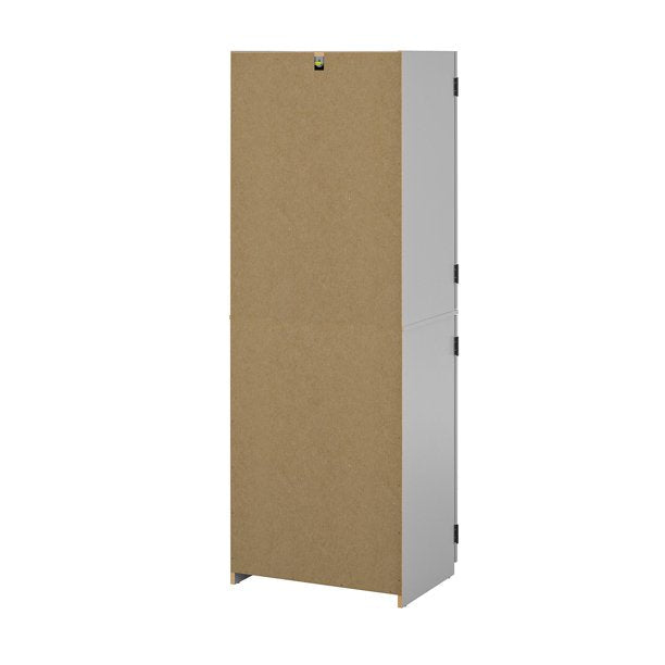 4-Door 5' Storage Cabinet, Dove Gray