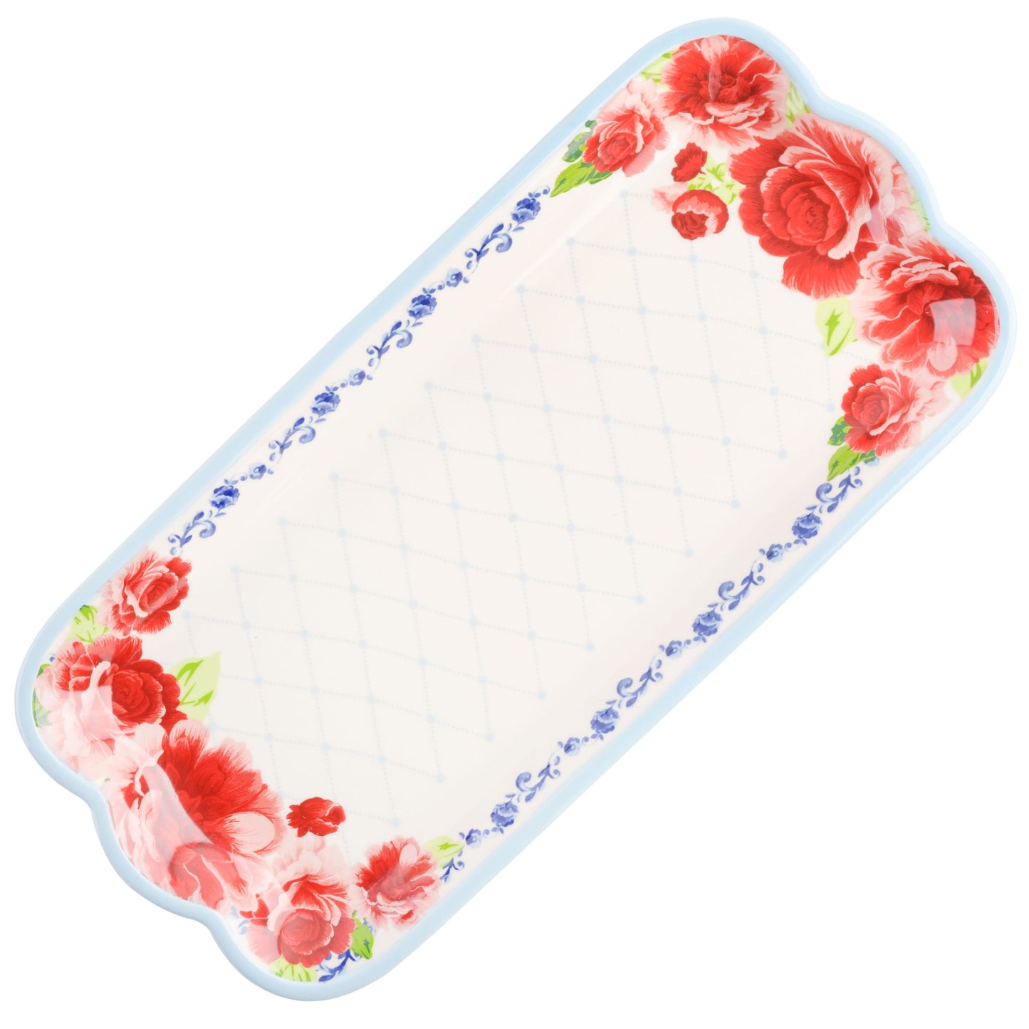 Frontier Rose 14.17-Inch Serving Platters, 2-Pack