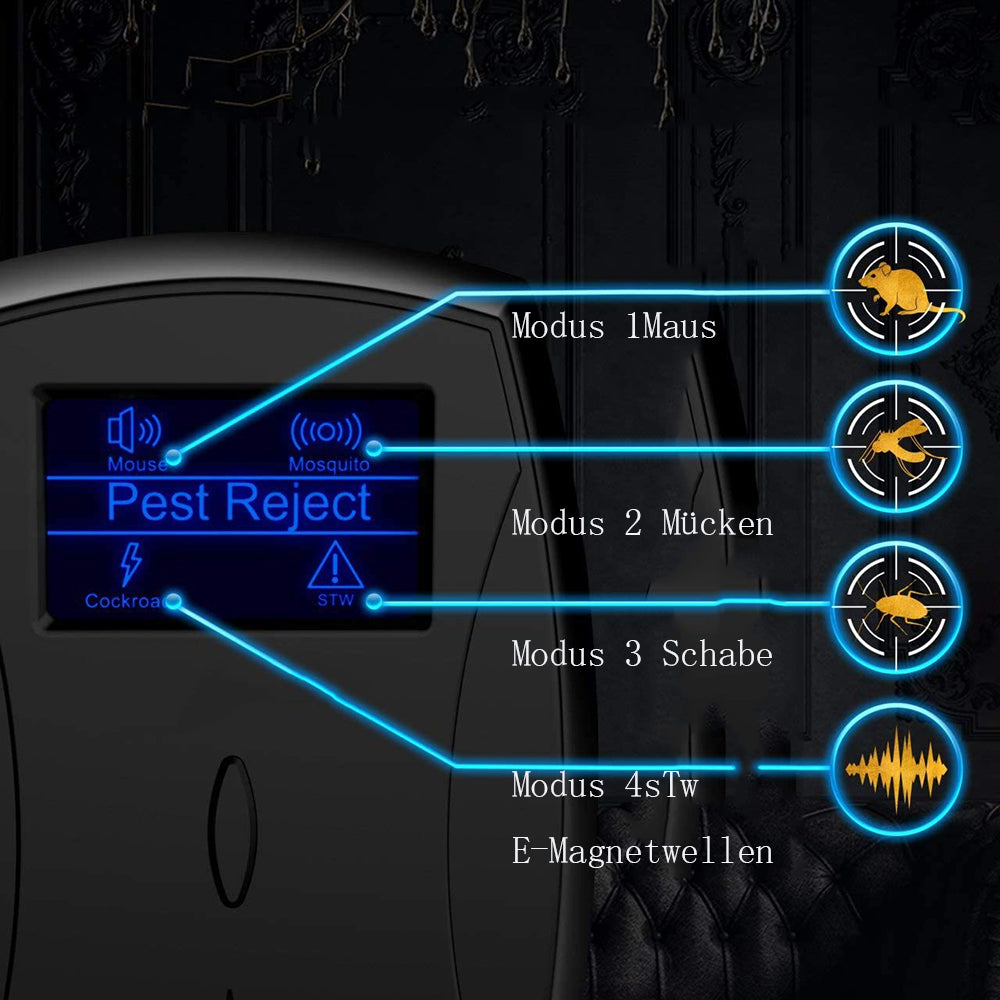 Ultrasonic Plug In, Electronic - Get Rid of Rat/Insects/Cockroaches