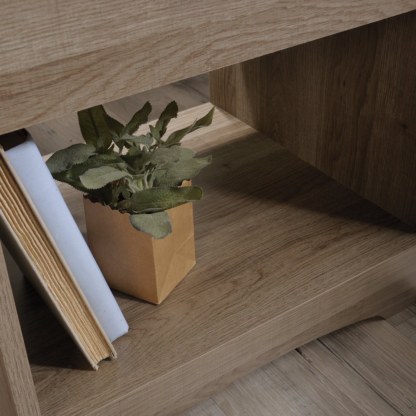 Modern 1-Drawer Nightstand