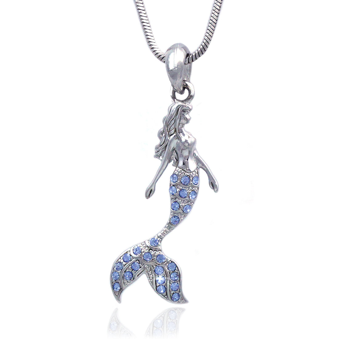 Fairytale Mermaid Pendant Necklace for Women