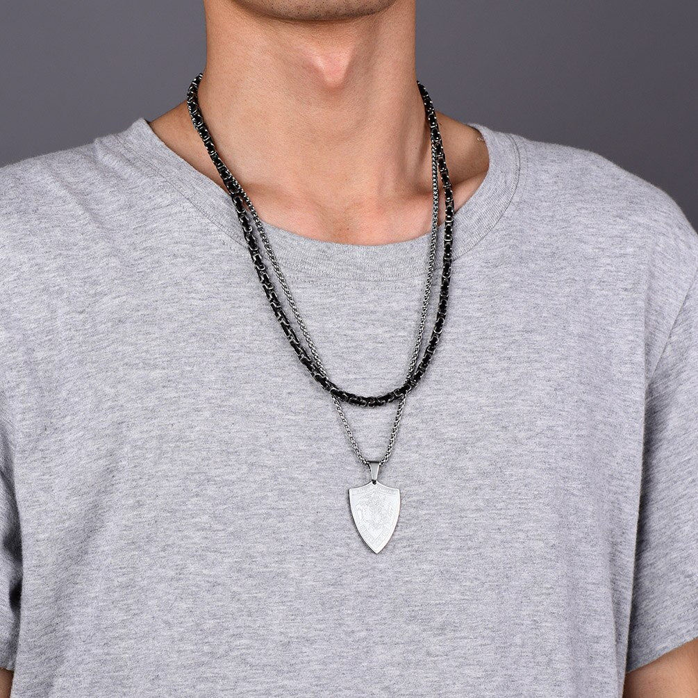 The Archangel St Michael Necklace for Men