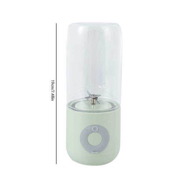 Mini Portable Juicer Cup USB Electric Mixer Bottle Fruit Smoothie Blender Travel Home, Green