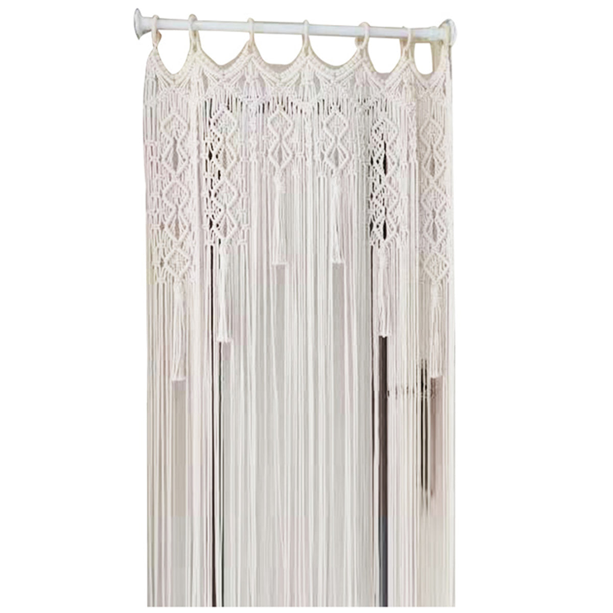 33.5"x78.7"Bohemian Macrame Curtain