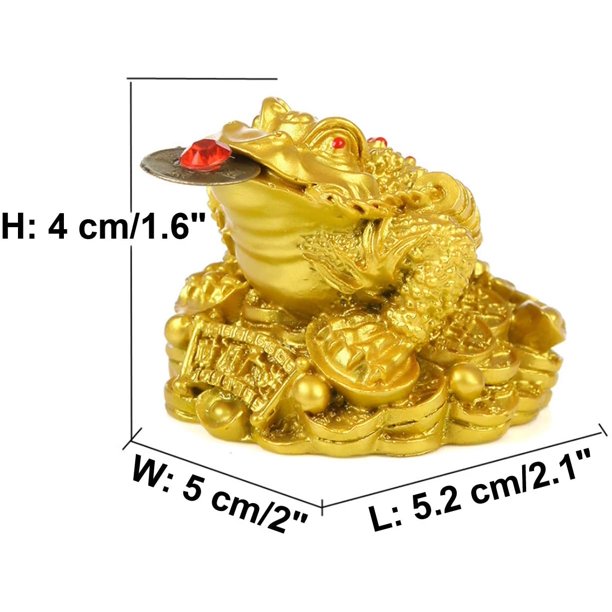 Feng Shui Lucky Frog Toad (1pc/Pack)