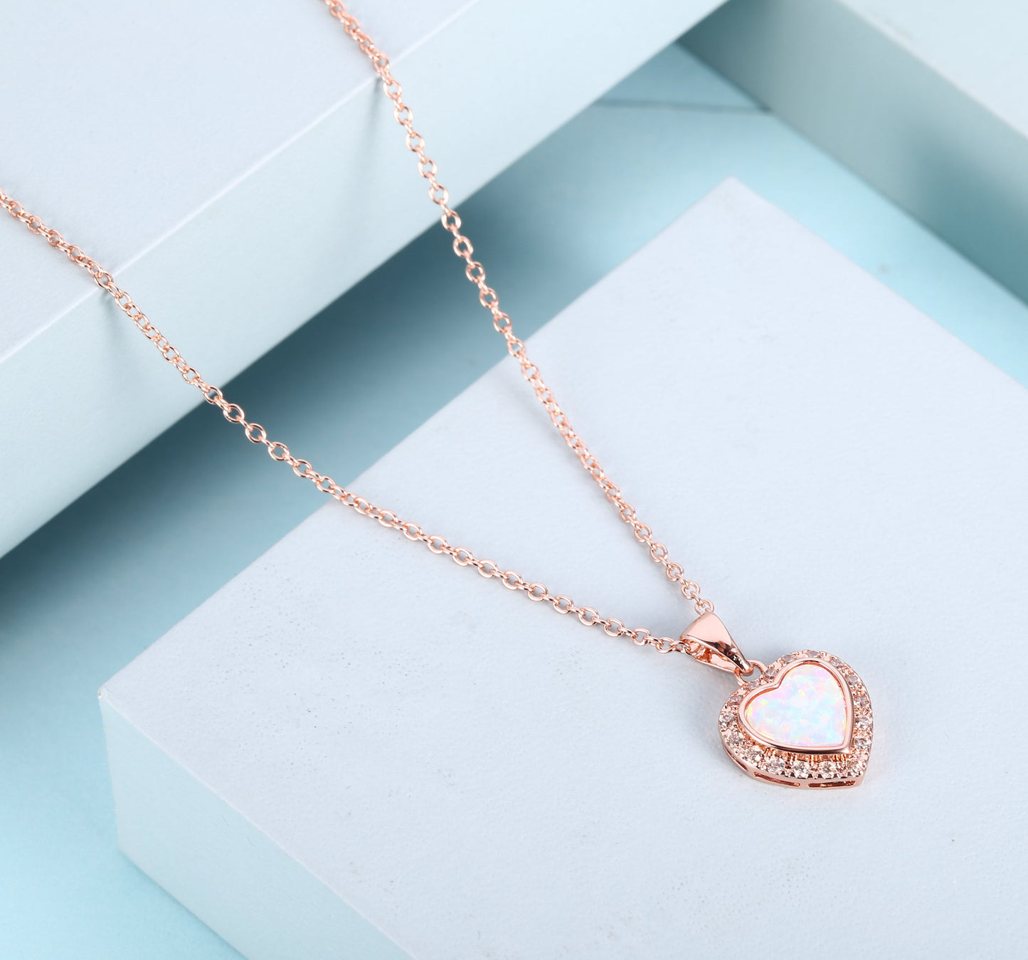 3 Carat Heart Necklace for Women