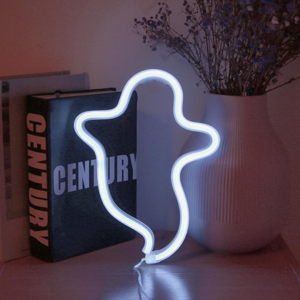 Ghost Neon Light Wall Decor
