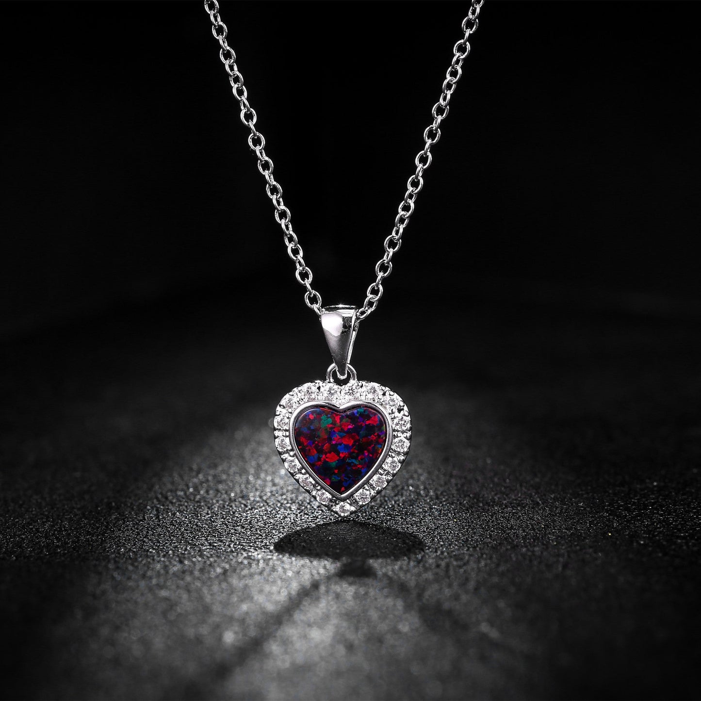 3 Carat Heart Necklace for Women