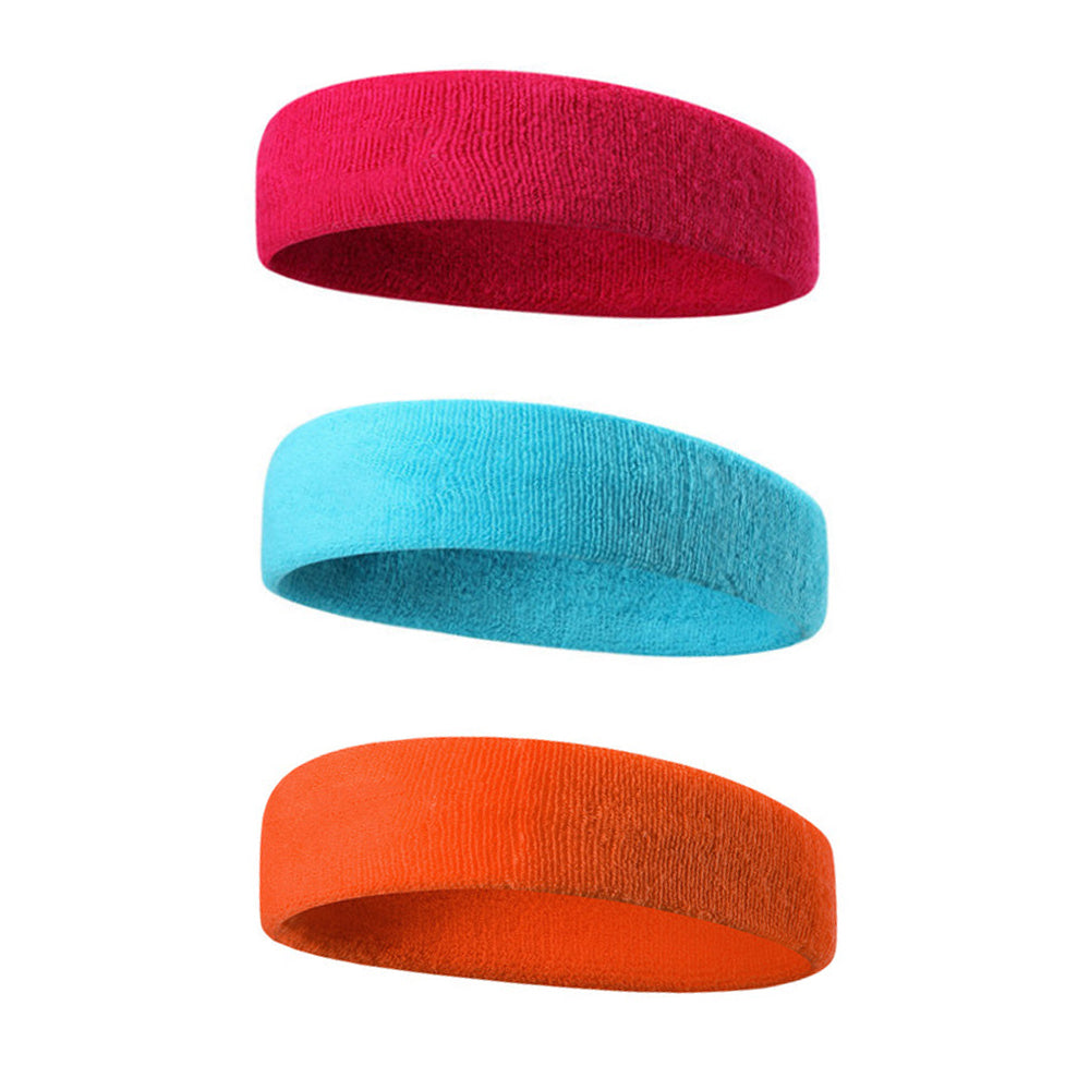 Sweatbands Headbands for Men & Women -3 Packs