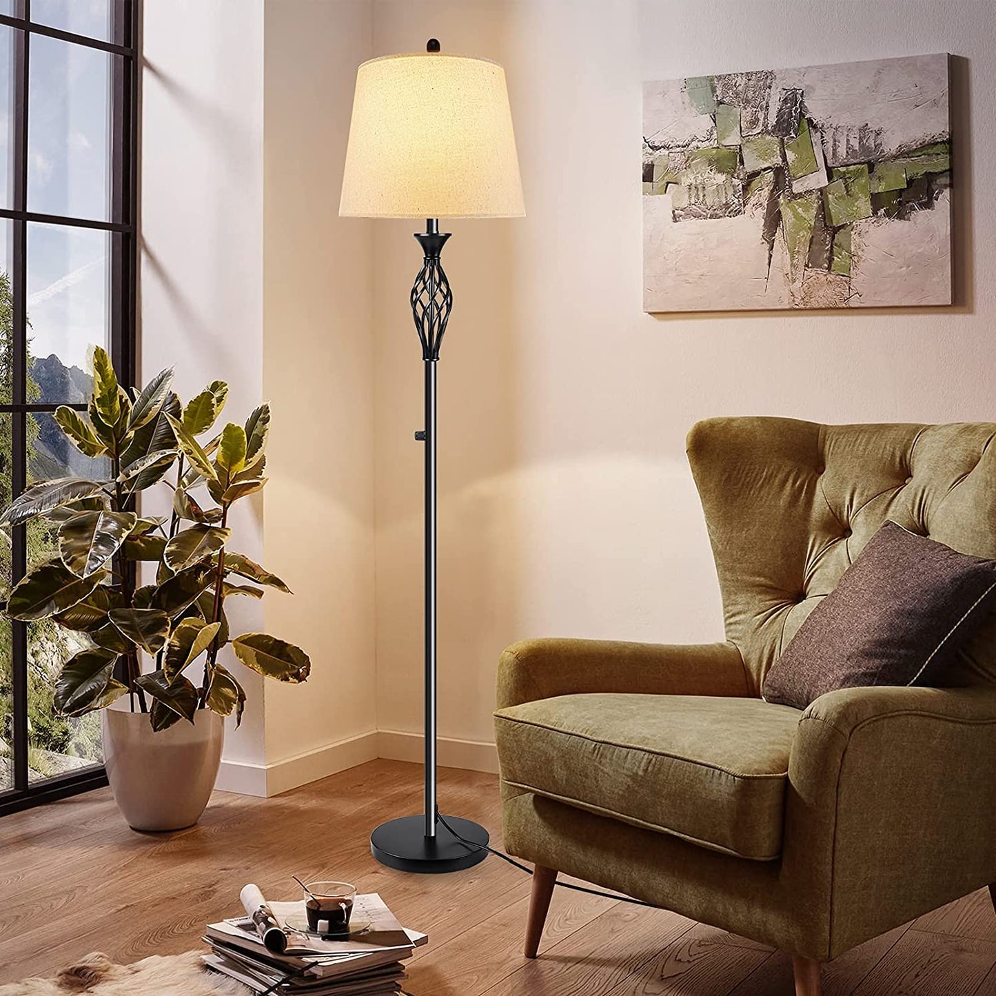 Vintage Modern Floor Lamp for Living Room