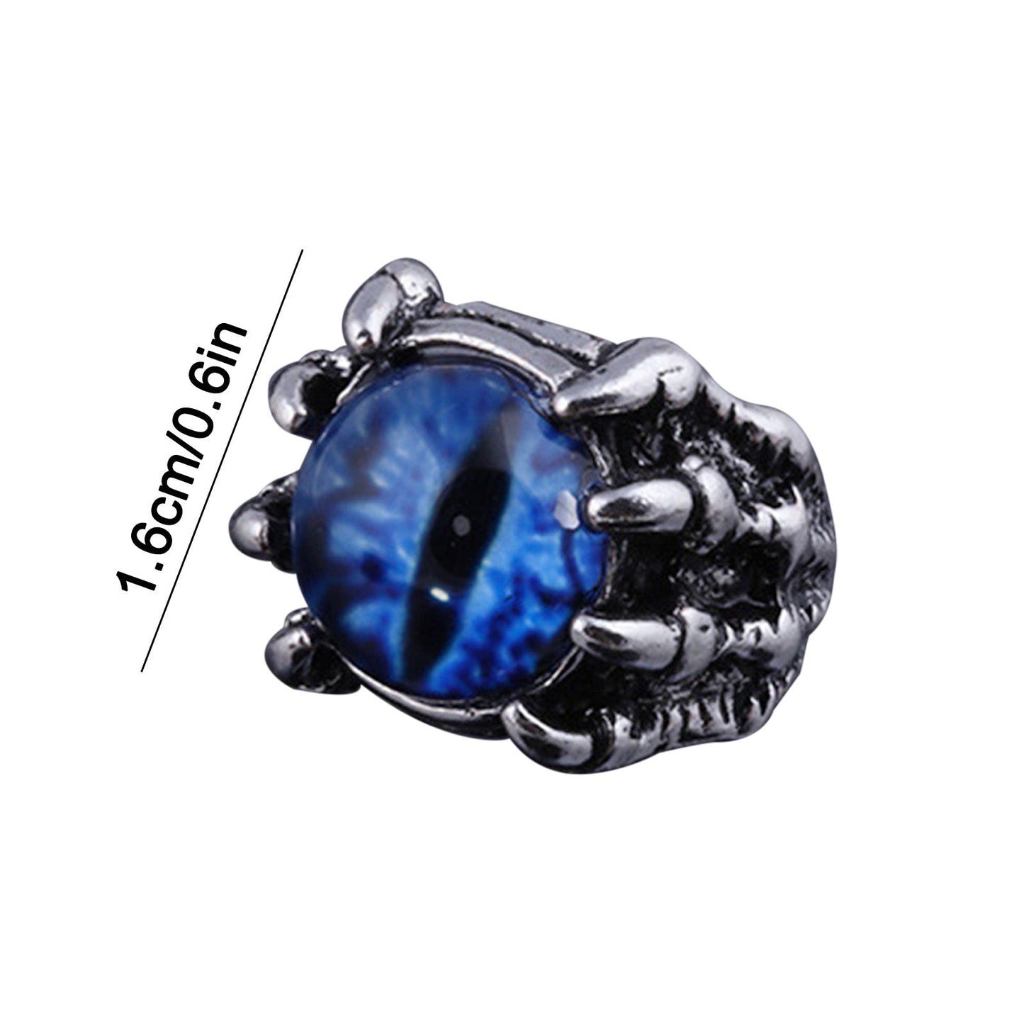 Stainless Steel Punk Devil Skull Ring for Men/Women