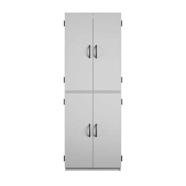 4-Door 5' Storage Cabinet, Dove Gray