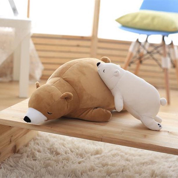 35cm Brown Polar Bear Plush Toys for Valentines Day Gift