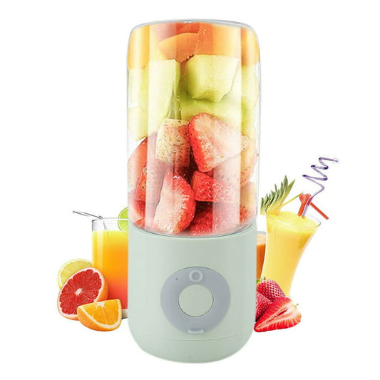 Mini Portable Juicer Cup USB Electric Mixer Bottle Fruit Smoothie Blender Travel Home, Green