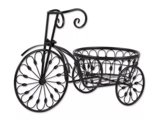 Vintage Style Plant Holder, Bicycle Flower Pot Cart Holder